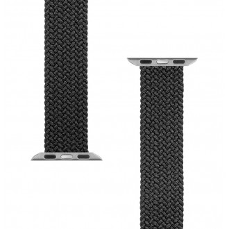 Tactical 779s Pletený Převlékací Řemínek pro Watch 1/2/3/4/5/6/7/SE 42/44/45mm vel. S Black