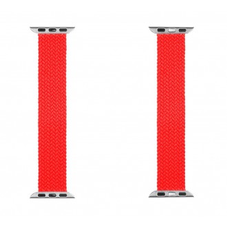 Tactical 788s Pletený Převlékací Řemínek pro Watch 1/2/3/4/5/6/7/SE 42/44/45mm vel. XL Red