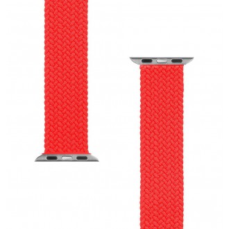Tactical 788s Pletený Převlékací Řemínek pro Watch 1/2/3/4/5/6/7/SE 42/44/45mm vel. XL Red