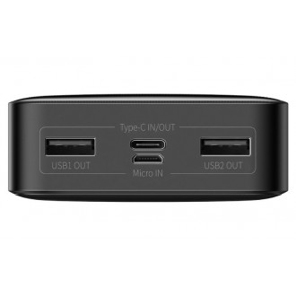 Baseus PPDML-J01 Bipow Digital Display Powerbank 20000mAh 15W Black