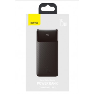 Baseus PPDML-J01 Bipow Digital Display Powerbank 20000mAh 15W Black