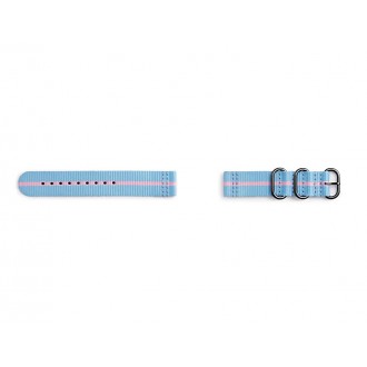 GP-R600BREECAF Samsung Gear Sport Studio Premium Nato Strap Blue/Pink (Pošk. Balení)