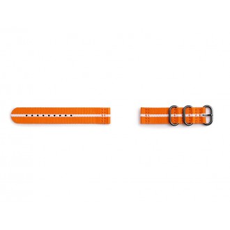 GP-R600BREECAG Samsung Gear Sport Studio Premium Nato Strap Orange/White (Pošk. Balení)