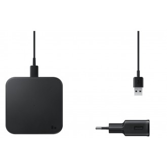 EP-P1300TBE Samsung Duo Pad Podložka pro Bezdrátové Nabíjení + Adaptér Black (Pošk. Balení)