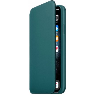MY1Q2ZM/A Apple Kožené Folio Pouzdro pro iPhone 11 Pro Max Peacock