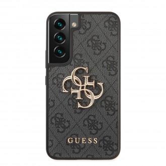 GUHCS22S4GMGGR Guess 4G Big Metal Logo Zadní Kryt pro Samsung Galaxy S22 Black