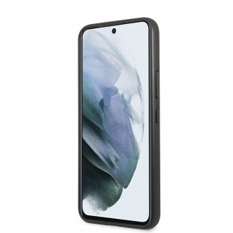 GUHCS22S4GMGGR Guess 4G Big Metal Logo Zadní Kryt pro Samsung Galaxy S22 Black