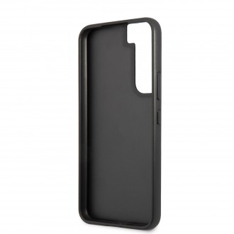GUHCS22S4GMGGR Guess 4G Big Metal Logo Zadní Kryt pro Samsung Galaxy S22 Black