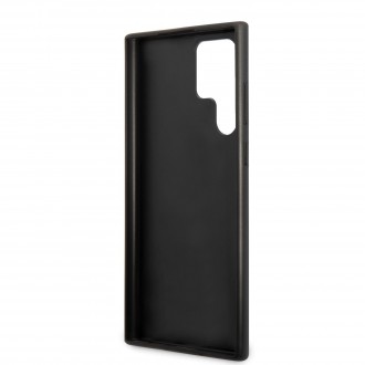 GUHCS22L4GMGPI Guess 4G Big Metal Logo Zadní Kryt pro Samsung Galaxy S22 Ultra Pink