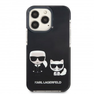 KLHCP13LTPEKCK Karl Lagerfeld and Choupette Kryt pro iPhone 13 Pro Black