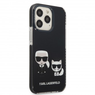 KLHCP13LTPEKCK Karl Lagerfeld and Choupette Kryt pro iPhone 13 Pro Black