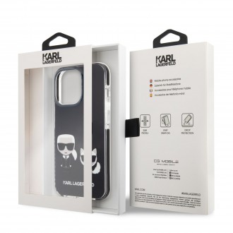KLHCP13LTPEKCK Karl Lagerfeld and Choupette Kryt pro iPhone 13 Pro Black