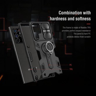 Nillkin CamShield Armor Zadní Kryt pro Samsung Galaxy S22 Ultra Black