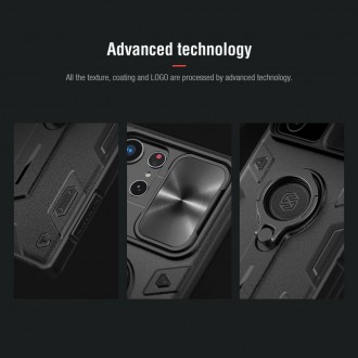 Nillkin CamShield Armor Zadní Kryt pro Samsung Galaxy S22 Ultra Black