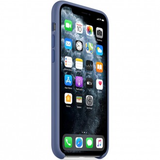 MY122ZM/A Apple Silikonový Kryt pro iPhone 11 Pro Max Linen Blue
