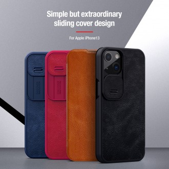 Nillkin Qin Book PRO Pouzdro pro iPhone 13 Blue