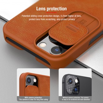 Nillkin Qin Book PRO Pouzdro pro iPhone 13 Blue