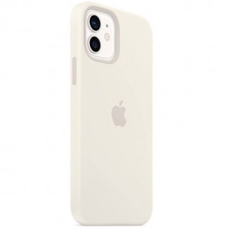 MHL53ZM/A Apple Silikonový Kryt vč. Magsafe pro iPhone 12/12 Pro White