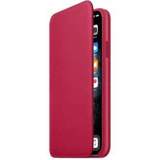 MY1N2ZM/A Apple Kožené Folio Pouzdro pro iPhone 11 Pro Max Raspberry