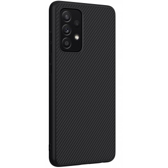 Nillkin Synthetic Fiber Ochranný Zadní Kryt pro Samsung Galaxy A52 Black