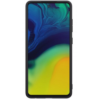 Nillkin Synthetic Fiber Ochranný Zadní Kryt pro Samsung Galaxy A52 Black