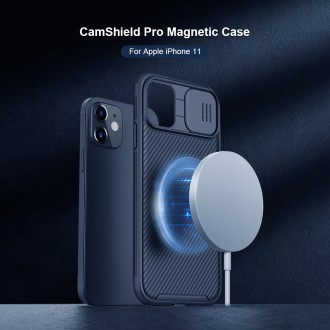 Nillkin CamShield Pro Magnetic Zadní Kryt pro iPhone 11 Blue