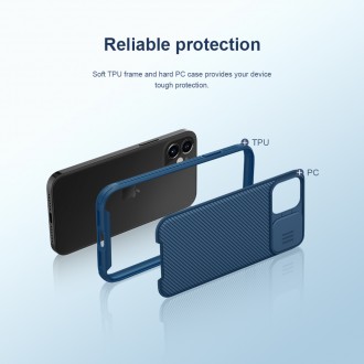 Nillkin CamShield Pro Magnetic Zadní Kryt pro iPhone 11 Blue