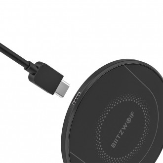 Blitzwolf BW-FWC7 Bezdrátová Nabíječka 15W Black