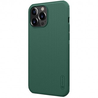 Nillkin Super Frosted PRO Zadní Kryt pro iPhone 13 Pro Max Deep Green (Without Logo Cutout)