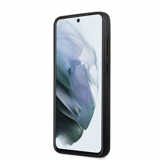 KLHCS21FSAKHBK Karl Lagerfeld PU Saffiano Karl Head Zadní Kryt pro Samsung Galaxy S21 FE 5G Black