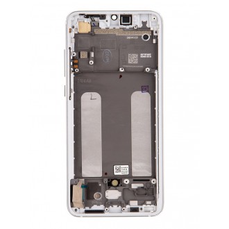 LCD Display + Dotyková Deska + Přední Kryt pro Xiaomi Mi9 Lite White (Service Pack)