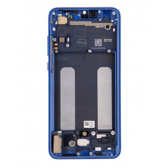 LCD Display + Dotyková Deska + Přední Kryt pro Xiaomi Mi9 Lite Blue (Service Pack)