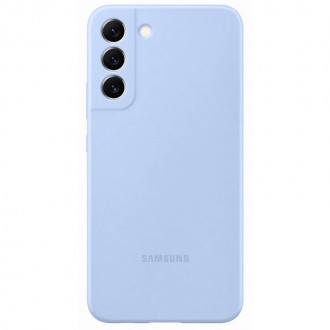 EF-PS906TLE Samsung Silikonový Kryt pro Galaxy S22+ Sky Blue