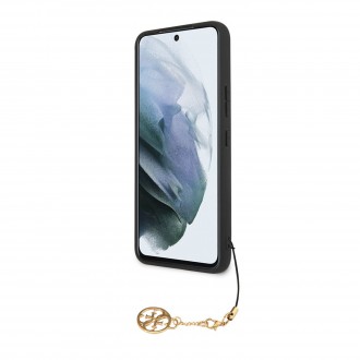 GUHCS22MGF4GBR Guess 4G Charm Zadní Kryt pro Samsung Galaxy S22+ Brown