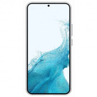 EF-VS906LJE Samsung Kožený Kryt pro Galaxy S22+ Light Gray