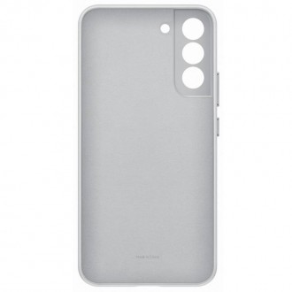 EF-VS906LJE Samsung Kožený Kryt pro Galaxy S22+ Light Gray
