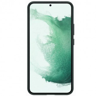 EF-VS906LGE Samsung Kožený Kryt pro Galaxy S22+ Green