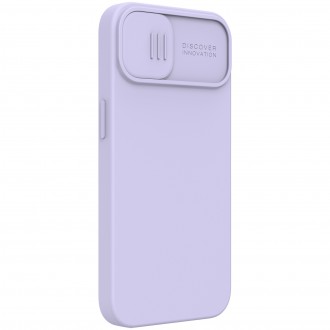 Nillkin CamShield Silky Silikonový Kryt pro iPhone 13 Purple