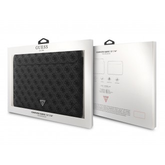 Guess PU 4G Triangle Metal Logo Computer Sleeve 13/14" Black (GUCS14P4TK)