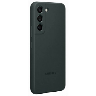 EF-PS901TGE Samsung Silikonový Kryt pro Galaxy S22 Dark Green