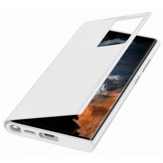 EF-ZS908CWE Samsung Clear View Pouzdro pro Galaxy S22 Ultra White