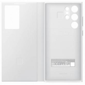 EF-ZS908CWE Samsung Clear View Pouzdro pro Galaxy S22 Ultra White