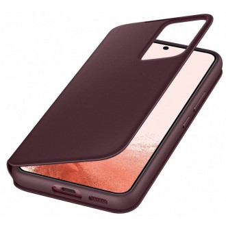 EF-ZS901CEE Samsung Clear View Cover pro Galaxy S22 Burgundy