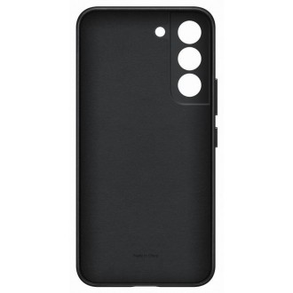 EF-VS901LBE Samsung Kožený Kryt pro Galaxy S22 Black