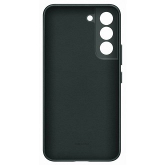 EF-VS901LGE Samsung Kožený Kryt pro Galaxy S22 Green