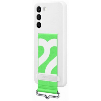 EF-GS901TWE Samsung Silikonový Kryt vč Popruhu pro Galaxy S22 White