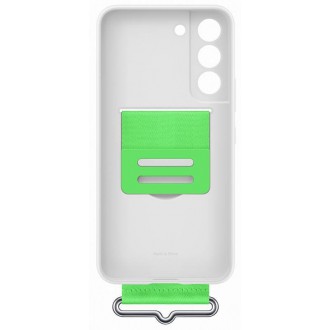 EF-GS901TWE Samsung Silikonový Kryt vč Popruhu pro Galaxy S22 White