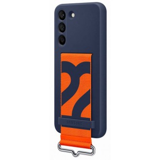 EF-GS901TNE Samsung Silikonový Kryt vč Popruhu pro Galaxy S22 Navy