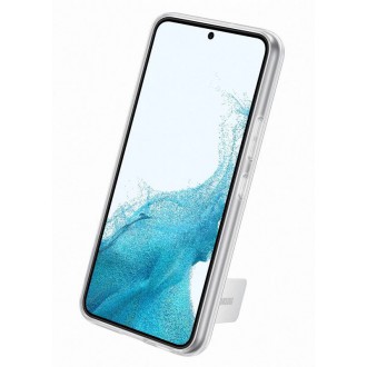 EF-JS901CTE Samsung Clear Standing Kryt pro Galaxy S22 Transparent