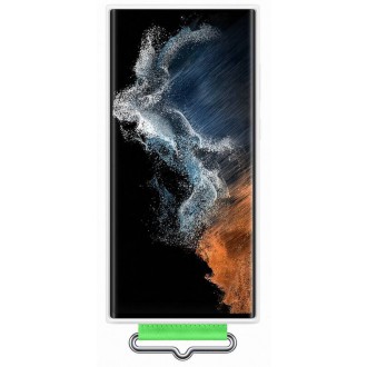 EF-GS908TWE Samsung Silikonový Kryt vč Popruhu pro Galaxy S22 Ultra White